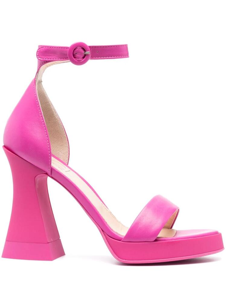 AGL Janis 110mm leather sandals - Pink Cover