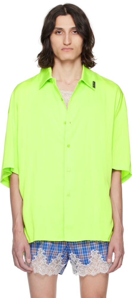 Martine Rose Green Layered Shirt Cover