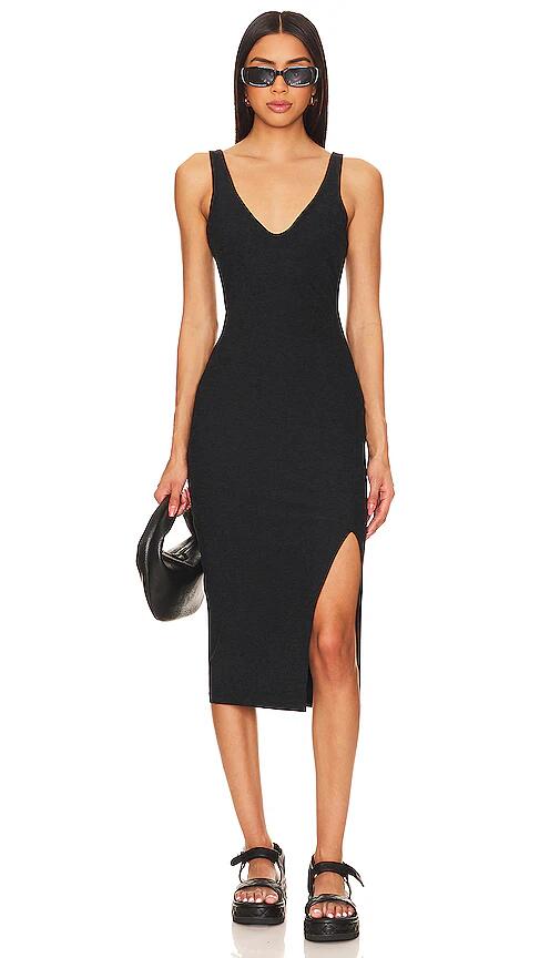 Beyond Yoga Spacedye Inspire Midi Dress in Black Cover