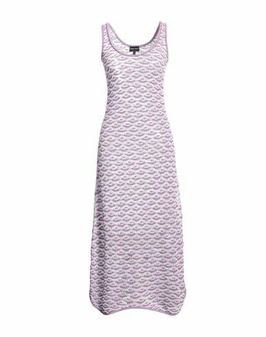 Giorgio Armani Woman Maxi dress Lilac Cotton, Silk Cover