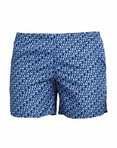 Yes I Am Man Swim trunks Midnight blue Polyester Cover