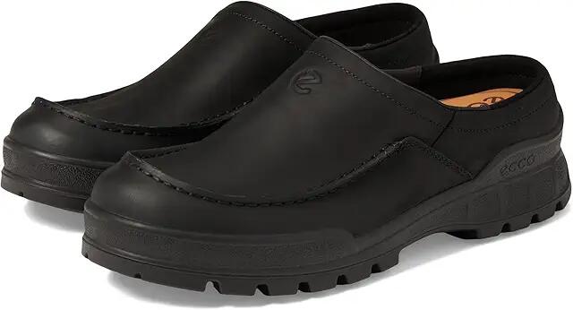 ECCO Track 25 Hydromax Water Resistant Moc Toe Clog (Black Nubuck) Men's Shoes Cover