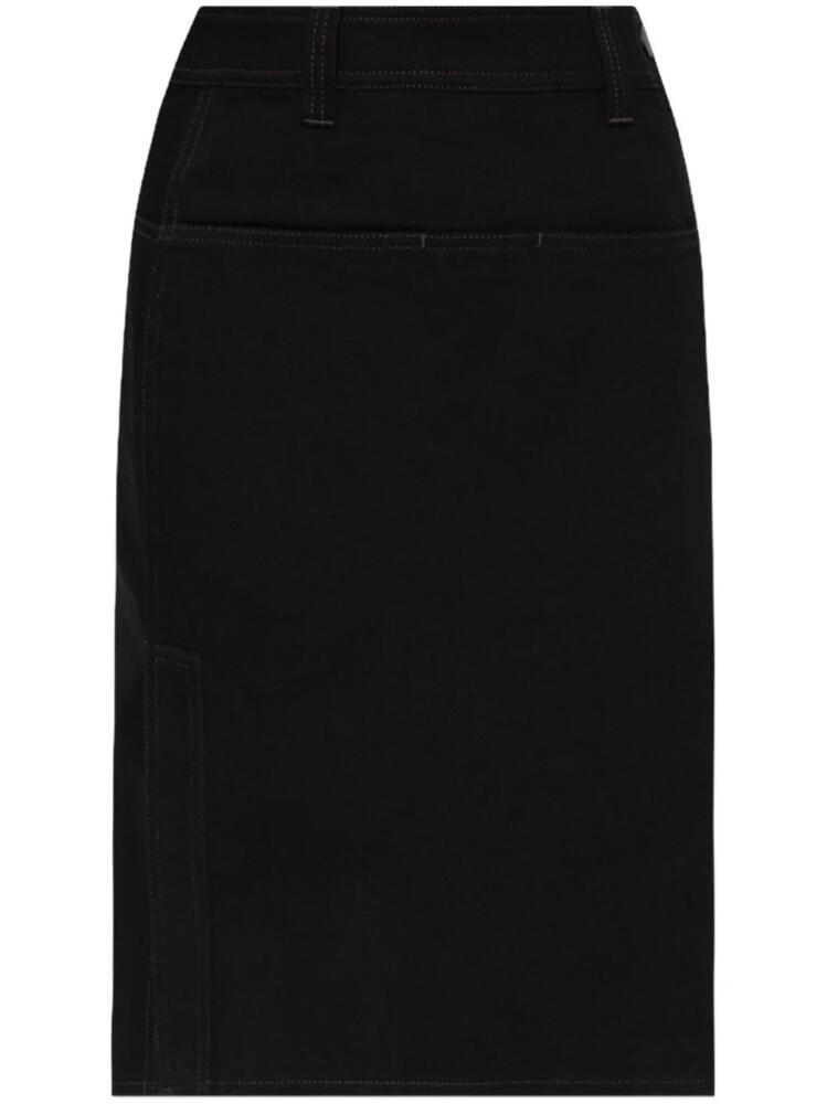 LEMAIRE denim midi skirt - Black Cover