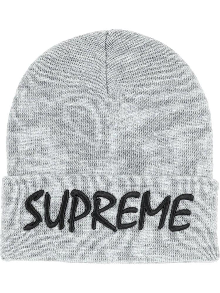 Supreme FTP logo beanie - Grey Cover