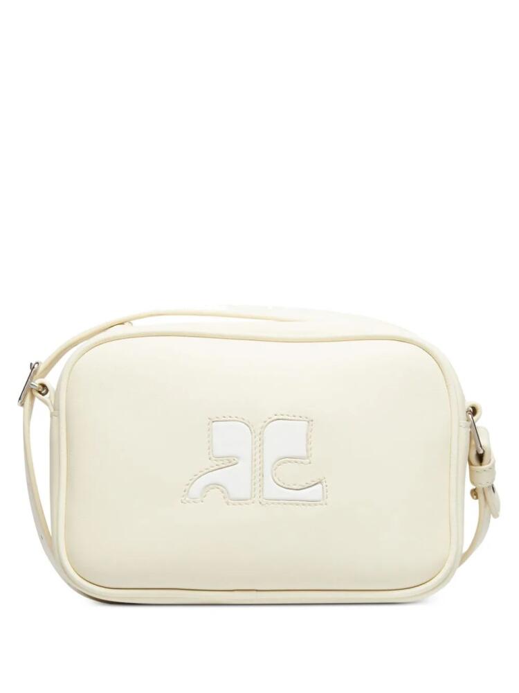 Courrèges Reedition Camera leather bag - Yellow Cover