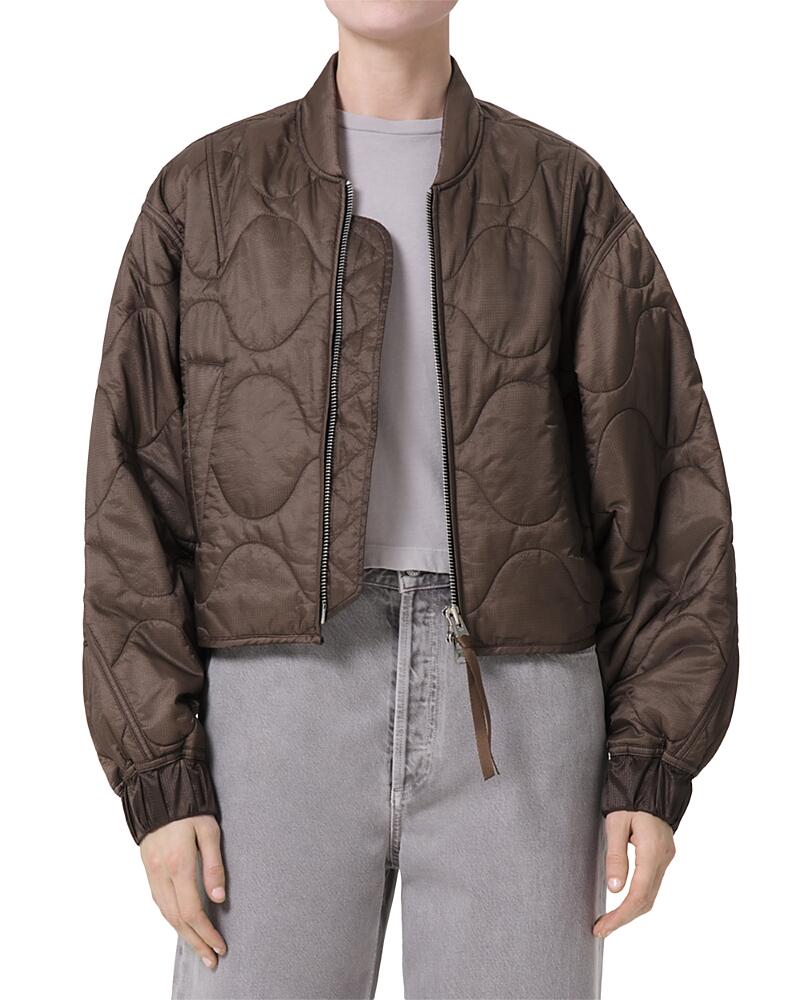 Agolde x Shoreditch Ski Club Iona Quilted Jacket Cover