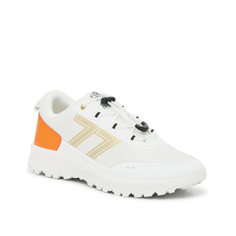 Le TIGRE Bowery Sneaker | Women's | White/Orange/Beige Cover