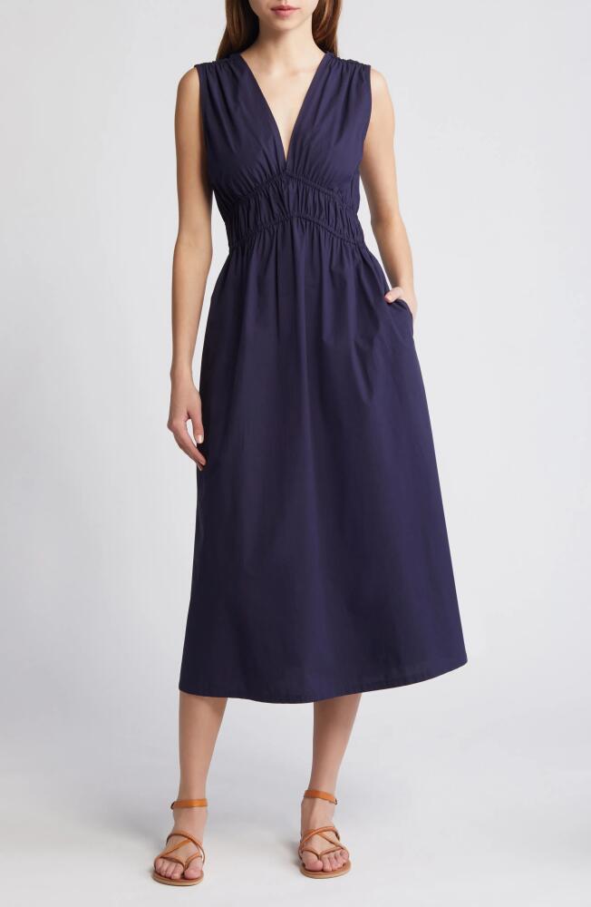 XÍRENA Cyra Sleeveless Midi Dress in Darkest Navy Cover