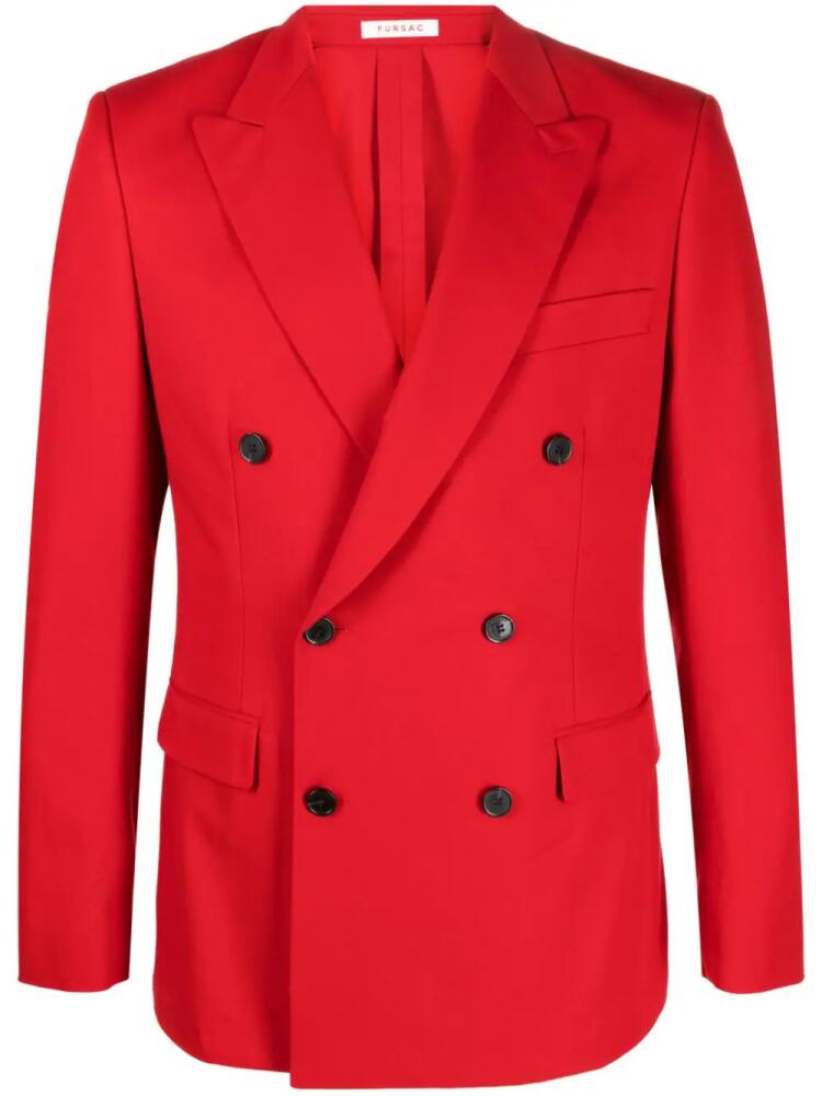 FURSAC double-breasted blazer - Red Cover