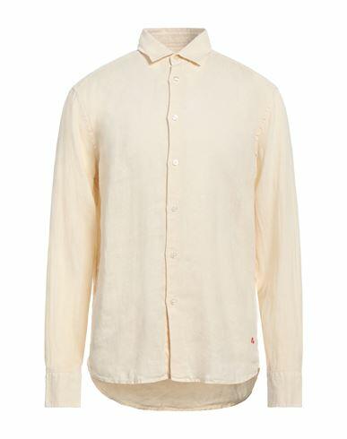 Peuterey Man Shirt Beige Linen Cover