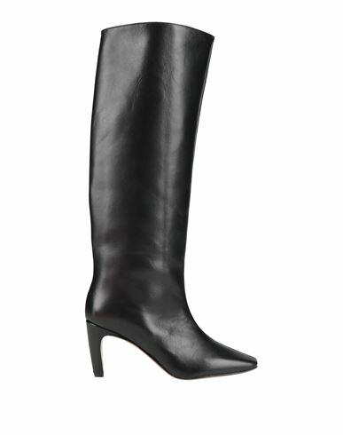 Mychalom Woman Boot Black Leather Cover