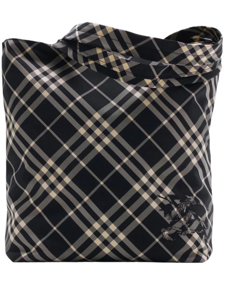 Burberry checkered tote bag - Black Cover