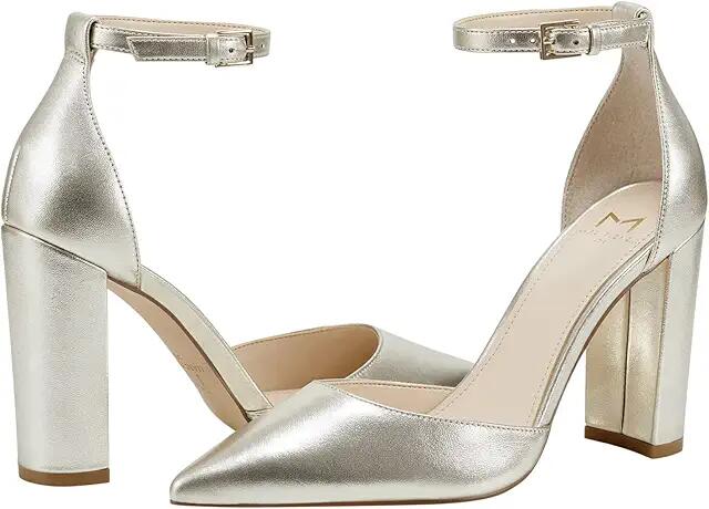 Marc Fisher LTD Arnette (Gold Leather) High Heels Cover