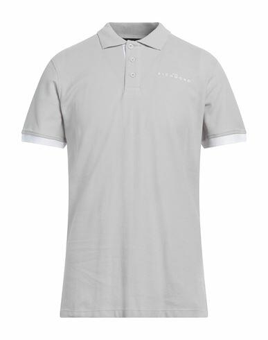 John Richmond Man Polo shirt Light grey Cotton Cover