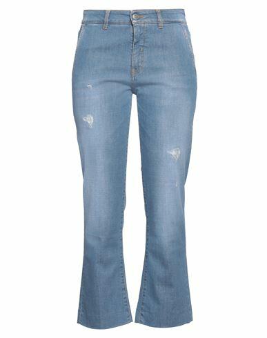 2w2m Woman Jeans Blue Cotton, Elastane Cover