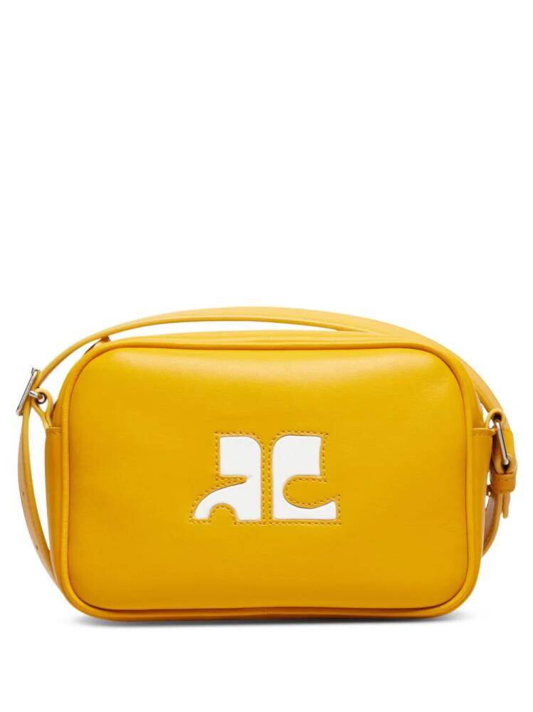 Courrèges Reedition Camera leather bag - Yellow Cover