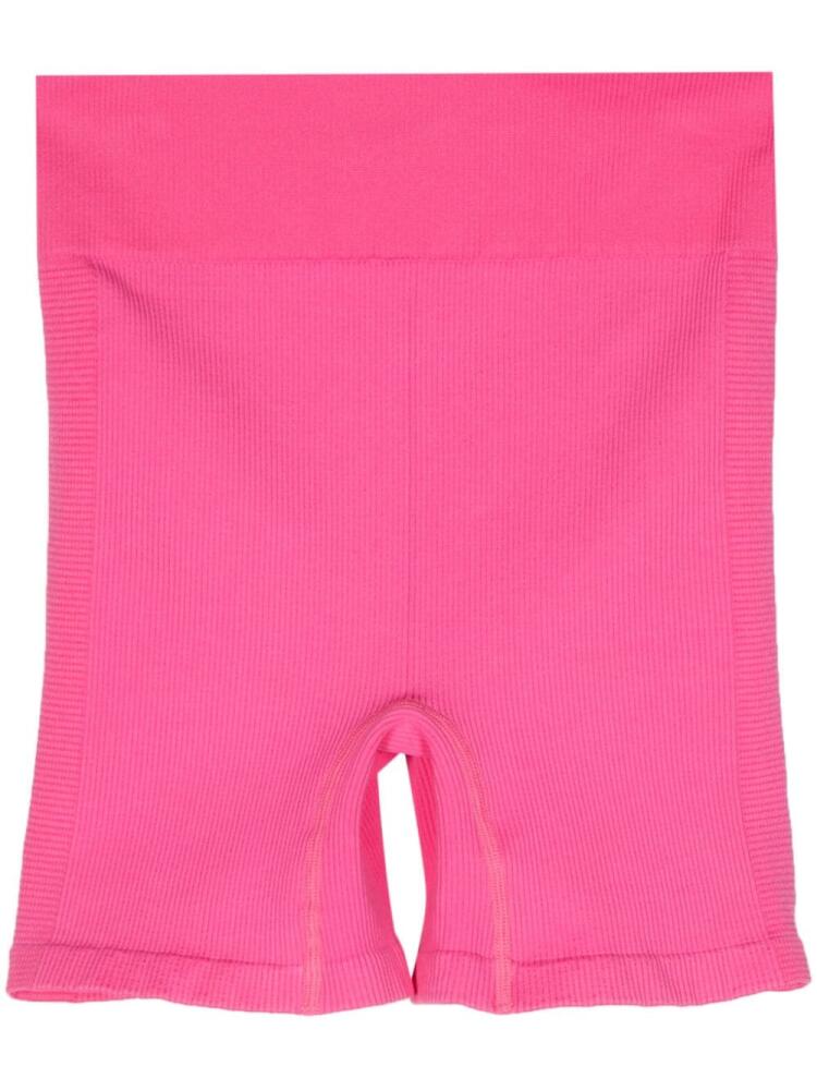 The Upside ribbed seamless compression shorts - Pink Cover