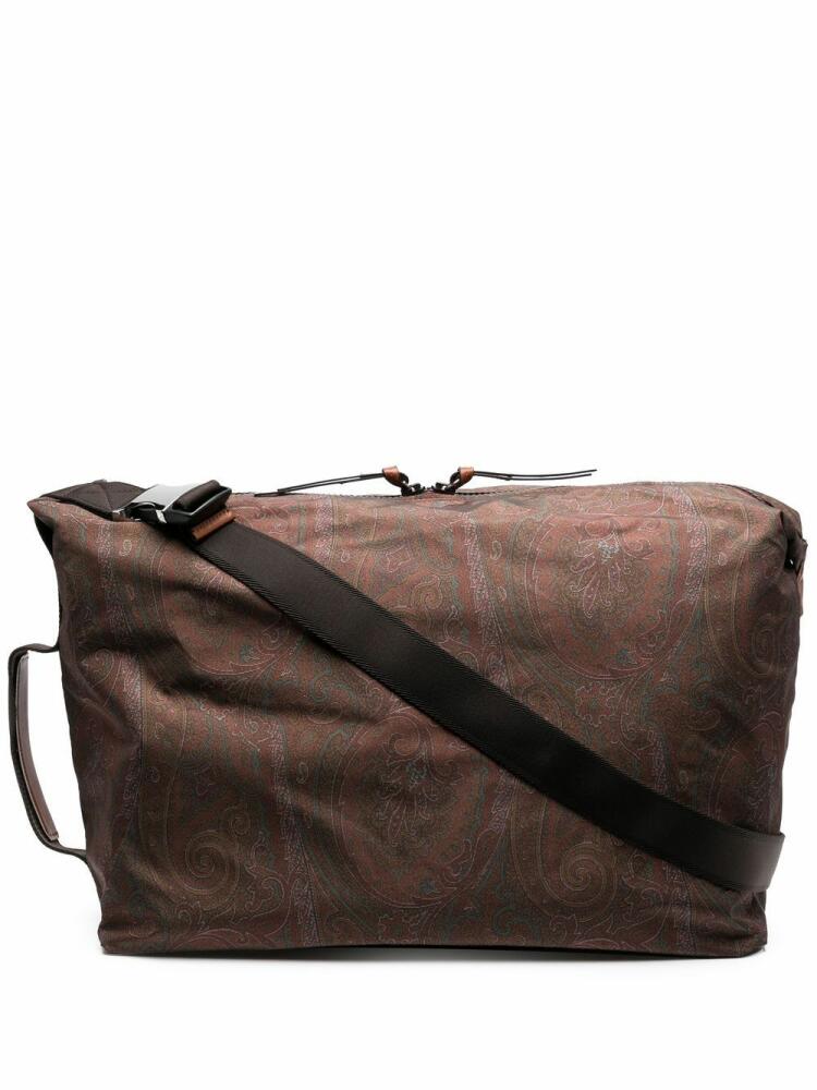 ETRO paisley print holdall - Brown Cover