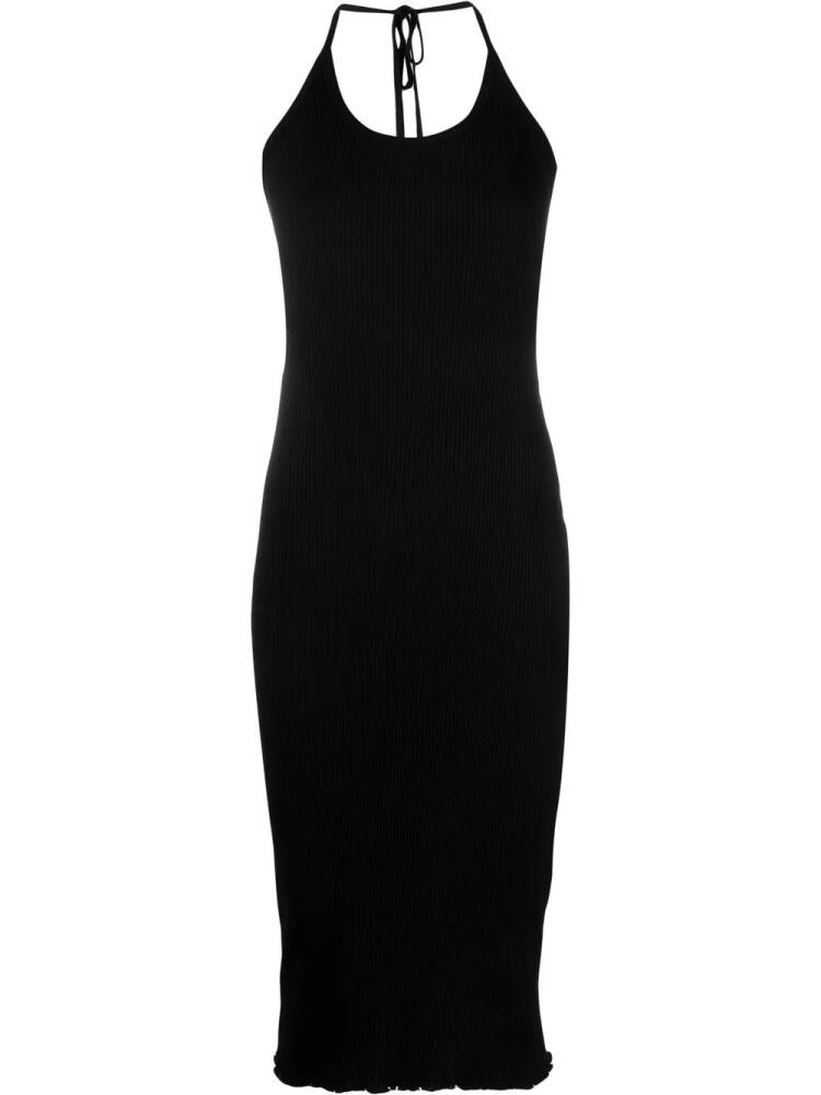 Filippa K ribbed halterneck midi dress - Black Cover