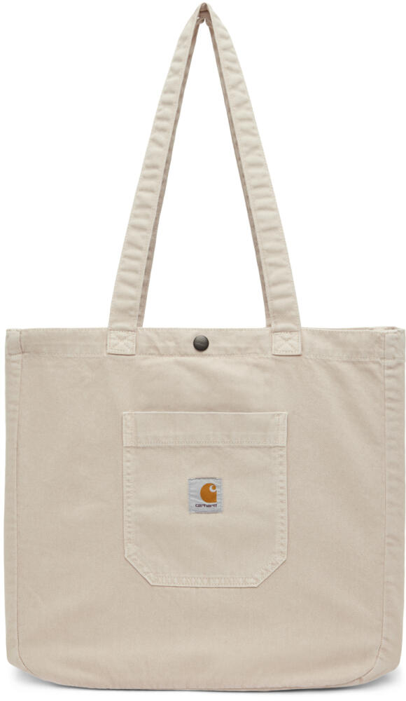 Carhartt Work In Progress Beige Garrison Tote Cover