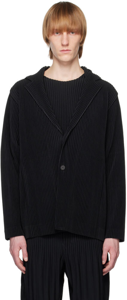 HOMME PLISSÉ ISSEY MIYAKE Black Basics Blazer Cover