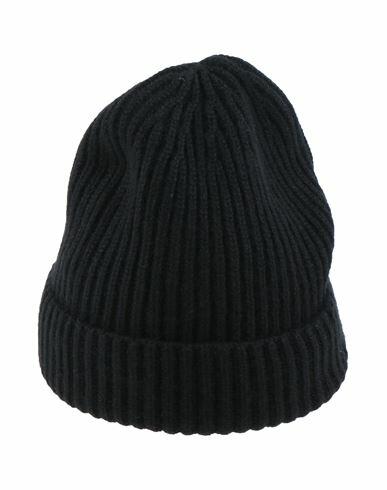 Boglioli Man Hat Black Cashmere Cover