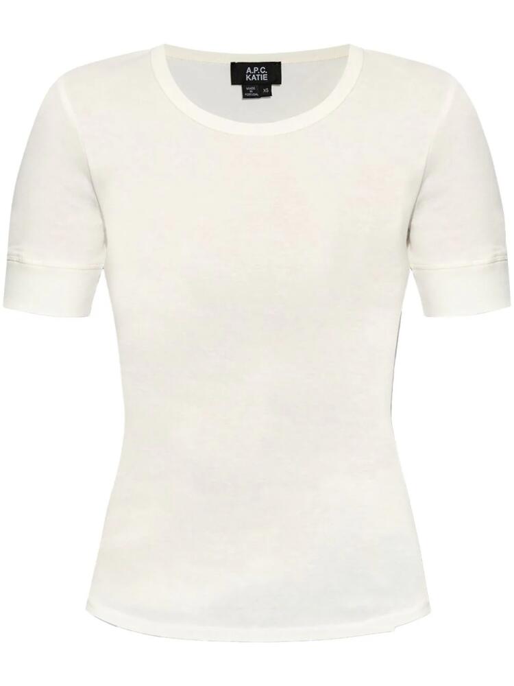 A.P.C. x Katie Holmes cotton T-shirt - White Cover