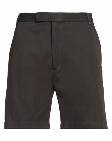 Thom Browne Man Shorts & Bermuda Shorts Dark brown Cotton Cover