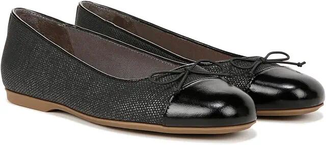 Dr. Scholl's Wexley Bow Ballet Flat (Black Dream Girl) Women's Flat Shoes Cover