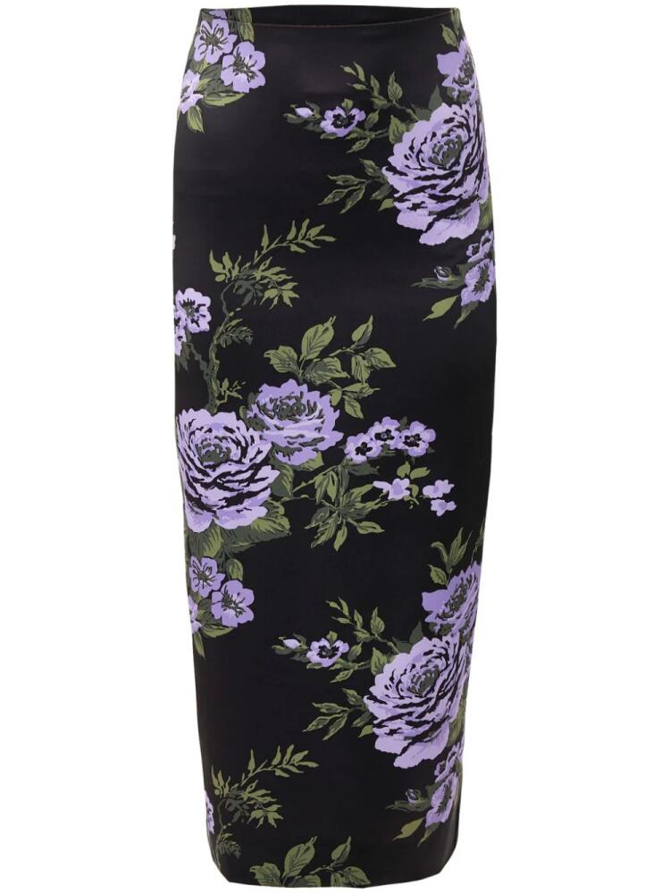 Carolina Herrera floral-print pencil skirt - Black Cover