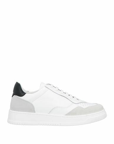 Buscemi Man Sneakers White Leather Cover