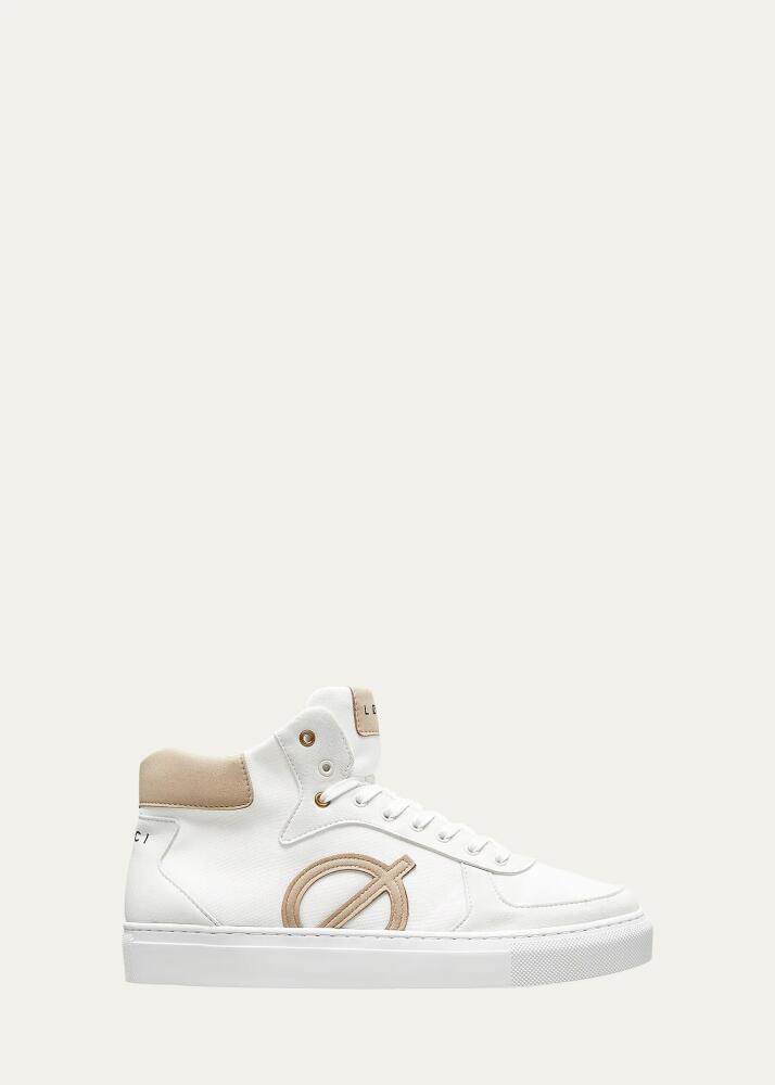 LOCI Eleven Colorblock High-Top Court Sneakers - Made with Recycled Nylon Cover