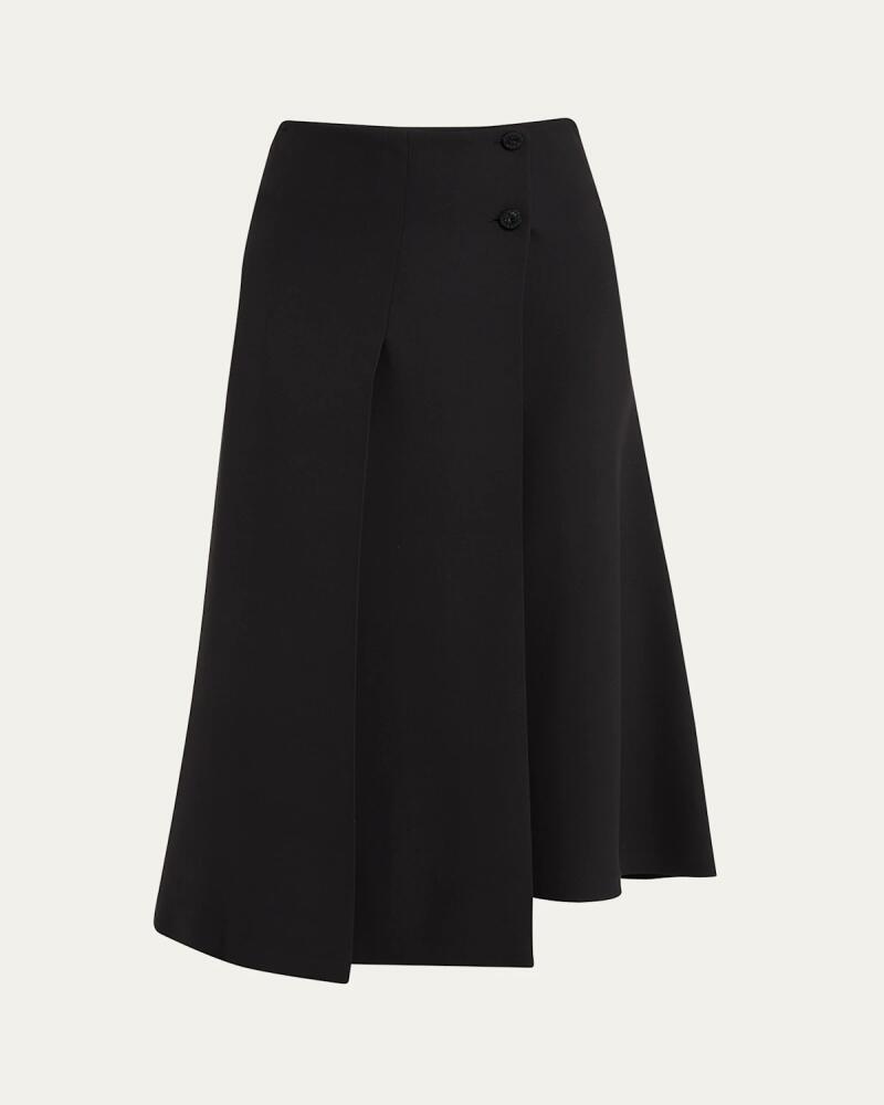 Loro Piana Alida Cady Soraya Silk Skirt Cover