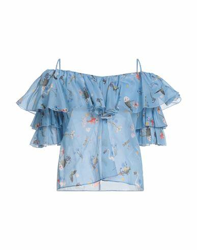 Vivetta Woman Top Light blue Cotton Cover