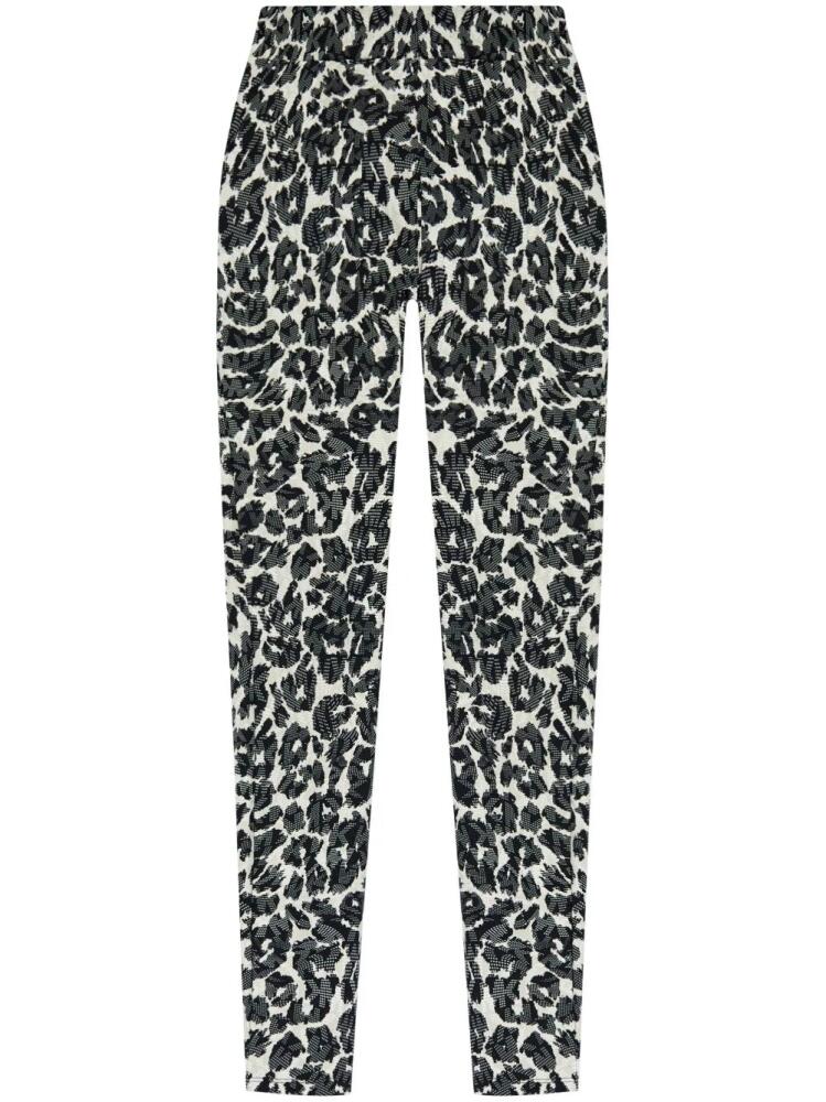 Michael Michael Kors leopard-print leggings - Black Cover