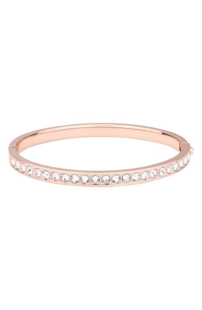 Ted Baker London Clemara Crystal Hinge Bangle Bracelet in Crystal/Rose Gold Cover