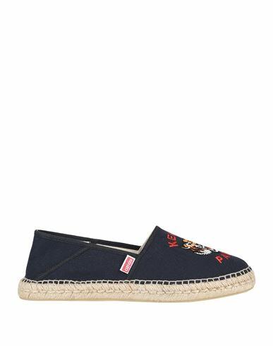 Kenzo Man Espadrilles Navy blue Textile fibers Cover