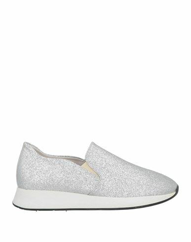 Manila Grace Woman Sneakers Silver Textile fibers Cover