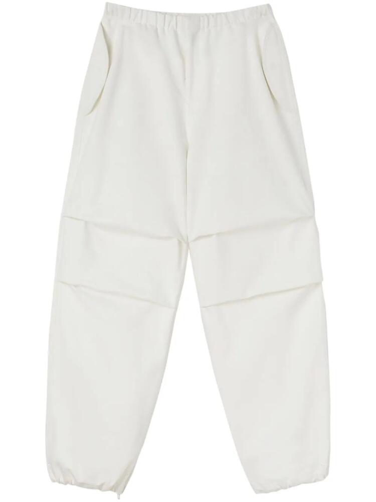 Jil Sander tapered cotton trousers - White Cover