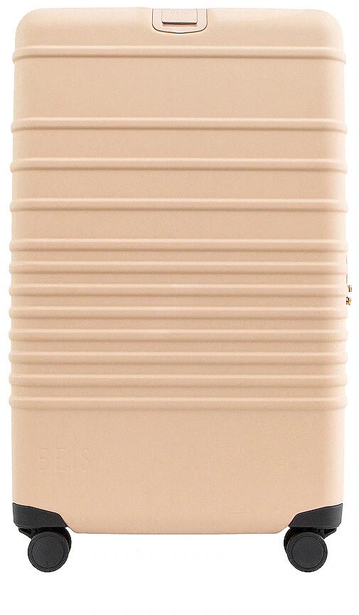 BEIS The Large Check-In Roller in Beige Cover