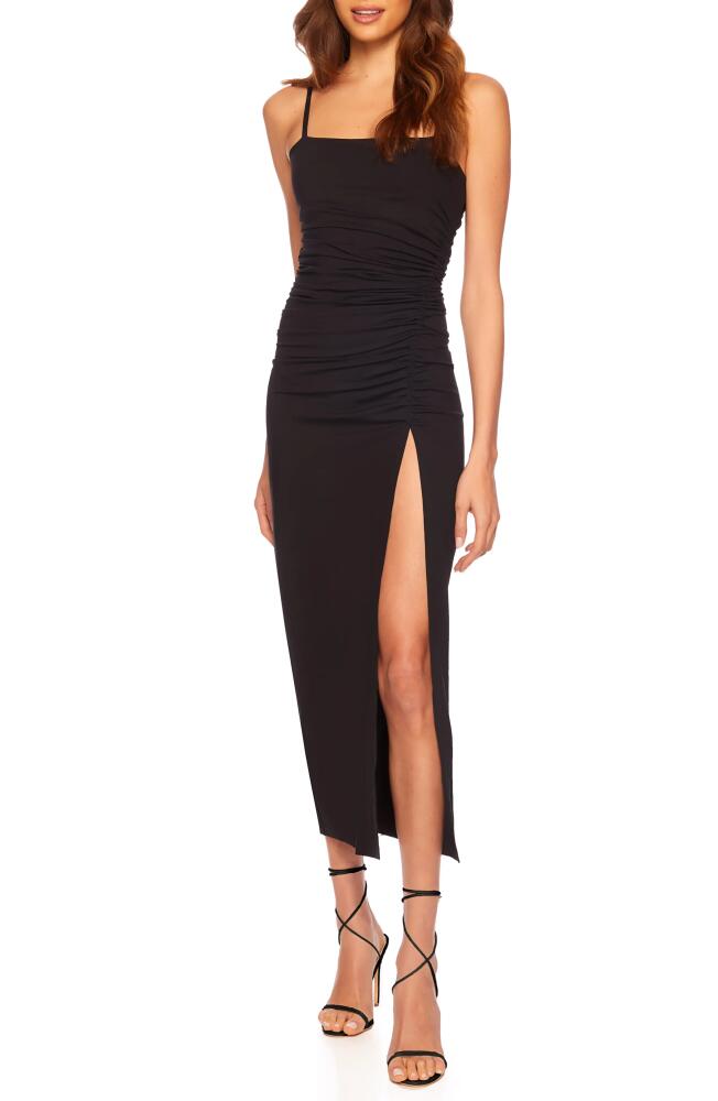 Susana Monaco Sleeveless Body-Con Midi Dress in Black Cover