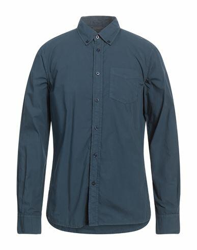 Blauer Man Shirt Navy blue Cotton Cover