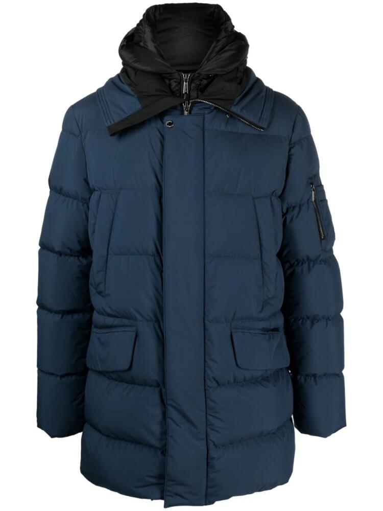 Moorer Davide padded jacket - Blue Cover