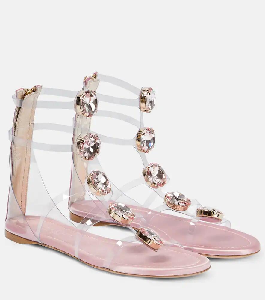 Giambattista Valli Embellished PVC sandals Cover