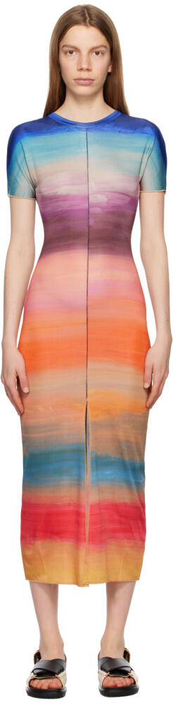 Marni Multicolor Dark Side Of The Moon Maxi Dress Cover