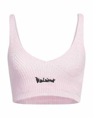 Disclaimer Woman Top Pink Cotton Cover