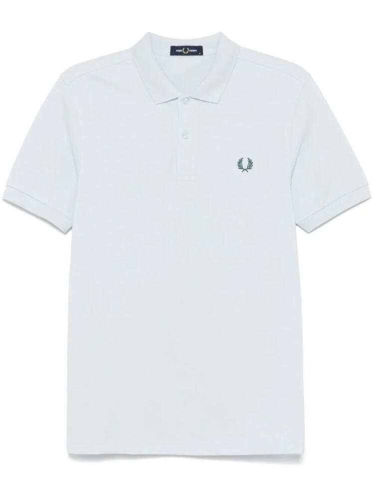 Fred Perry logo-embroidered polo shirt - Blue Cover