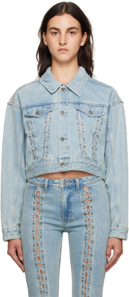 Ksubi Blue Billie Denim Jacket Cover