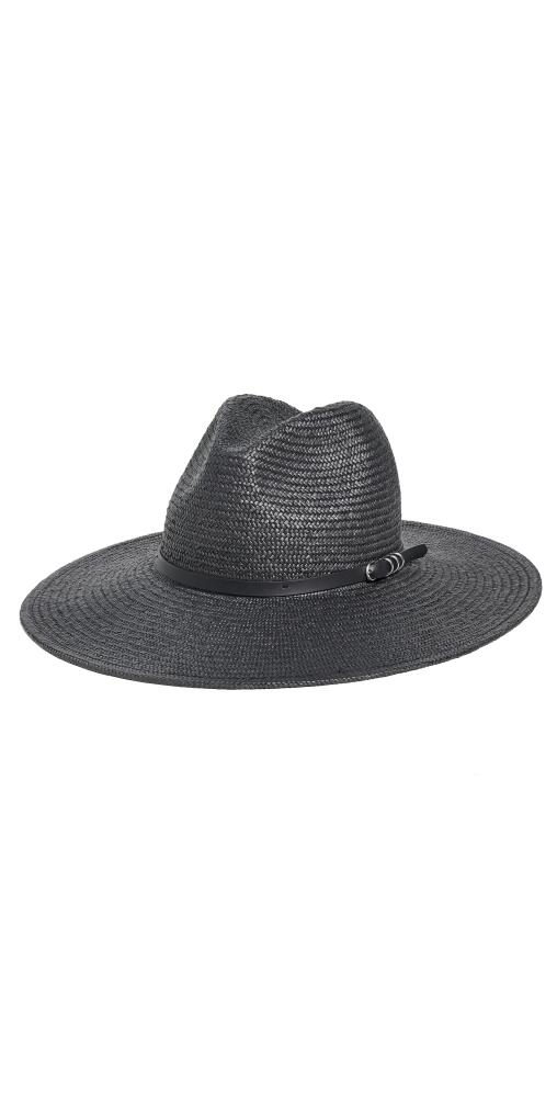 rag & bone Spire Wide Brim Fedora Black Cover