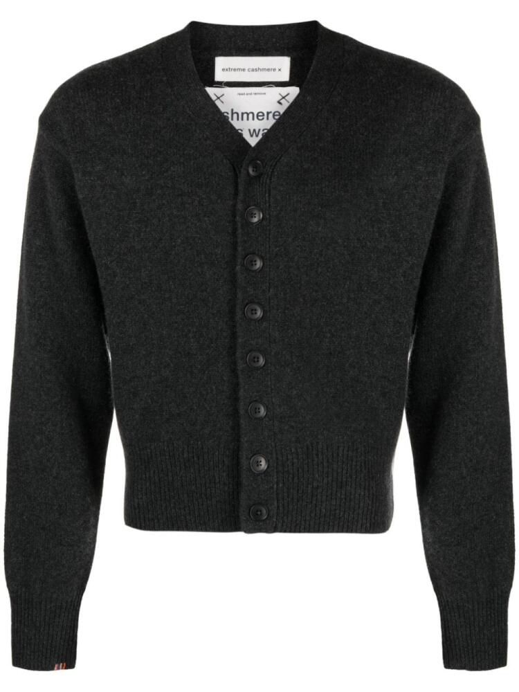 extreme cashmere nº309 cashmere cardigan - Grey Cover